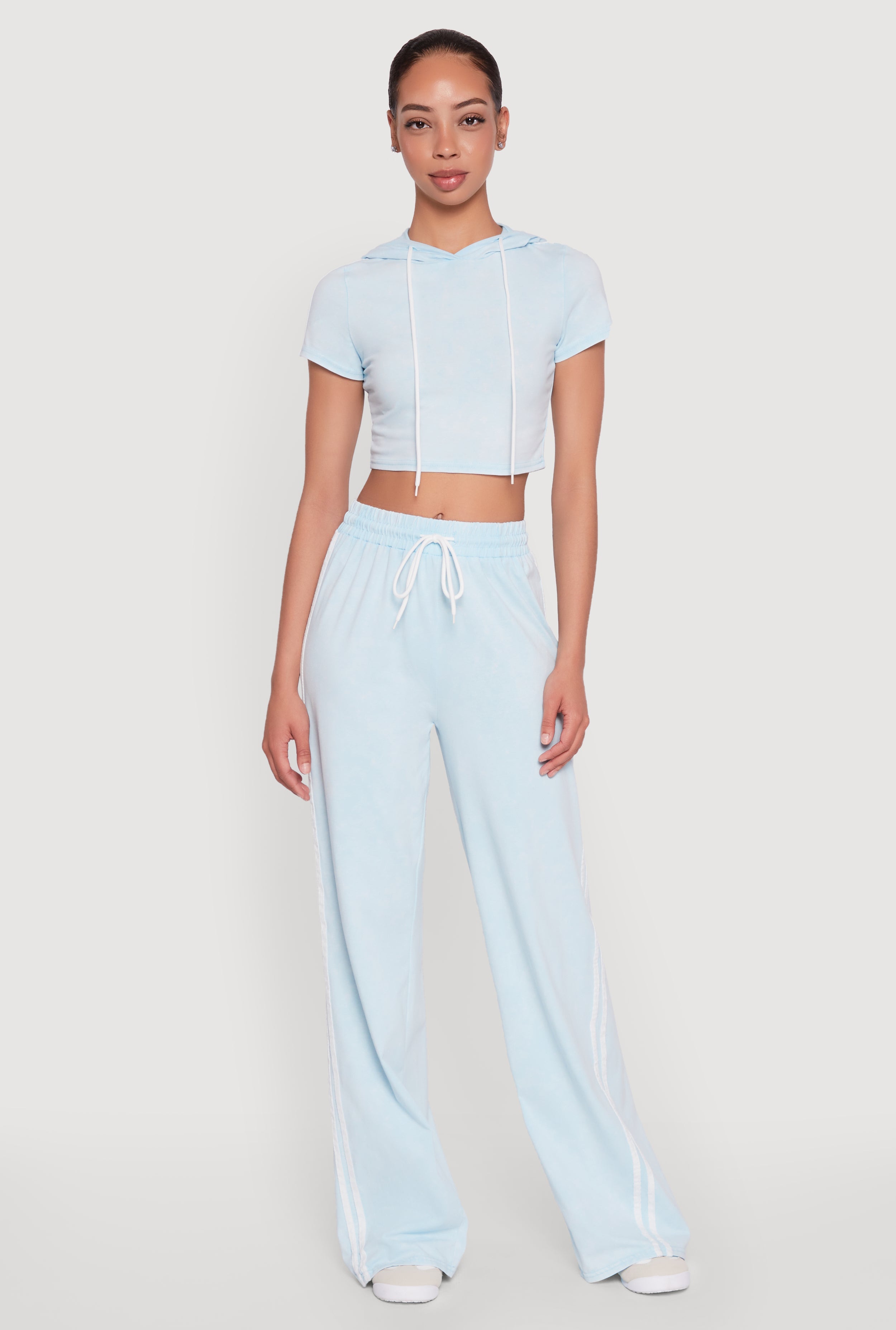 Daisy Mineral Wash Drawstring Waist Active Pants