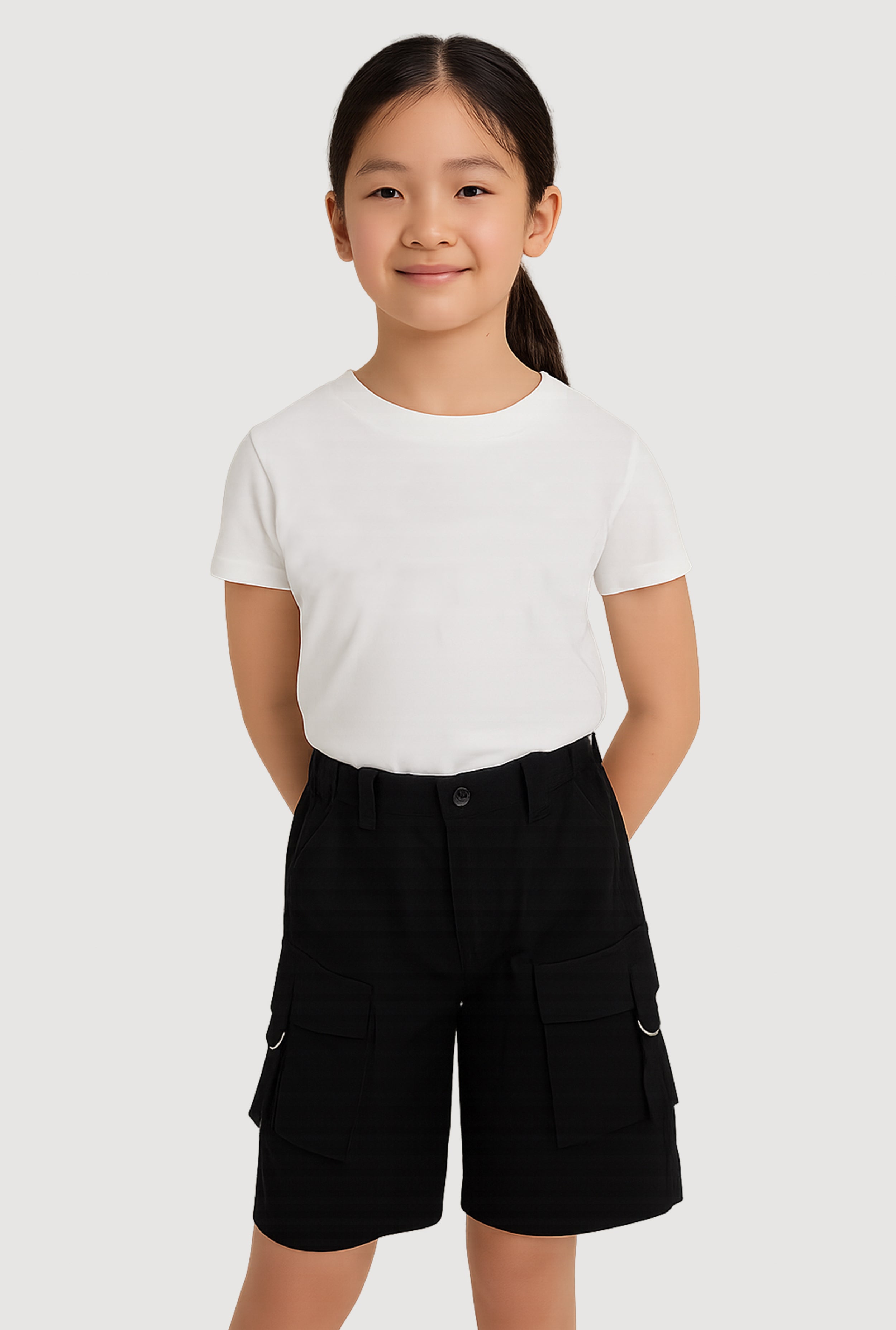 Girls Cargo Bermuda Shorts