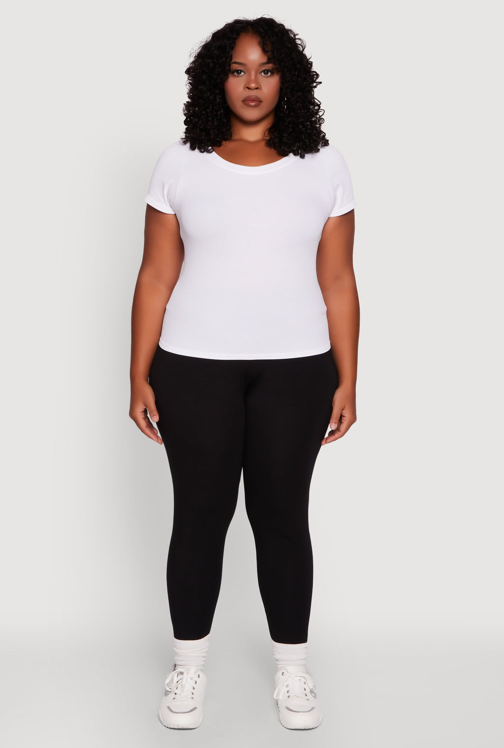 Plus Size Stylish High Waisted Leggings