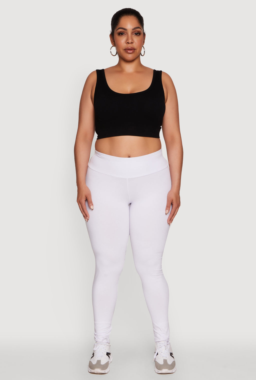 Plus Size Stylish High Waisted Leggings