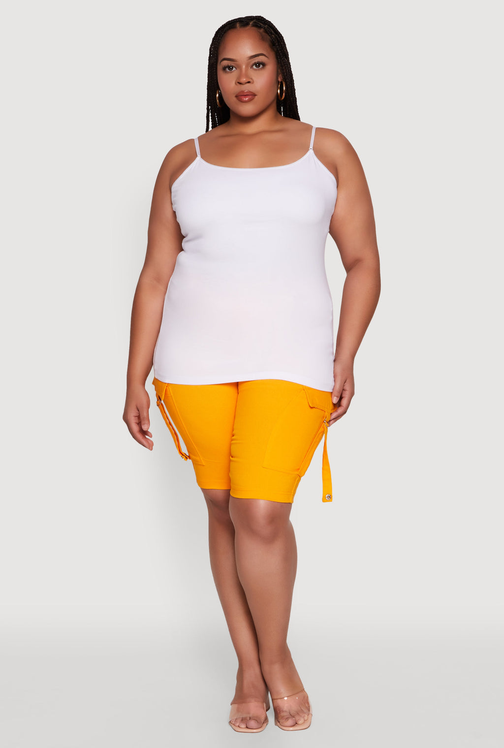 Plus Size Basic Shelf Bra Cami