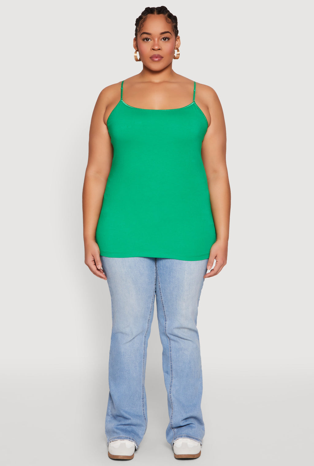 Plus Size Basic Shelf Bra Cami