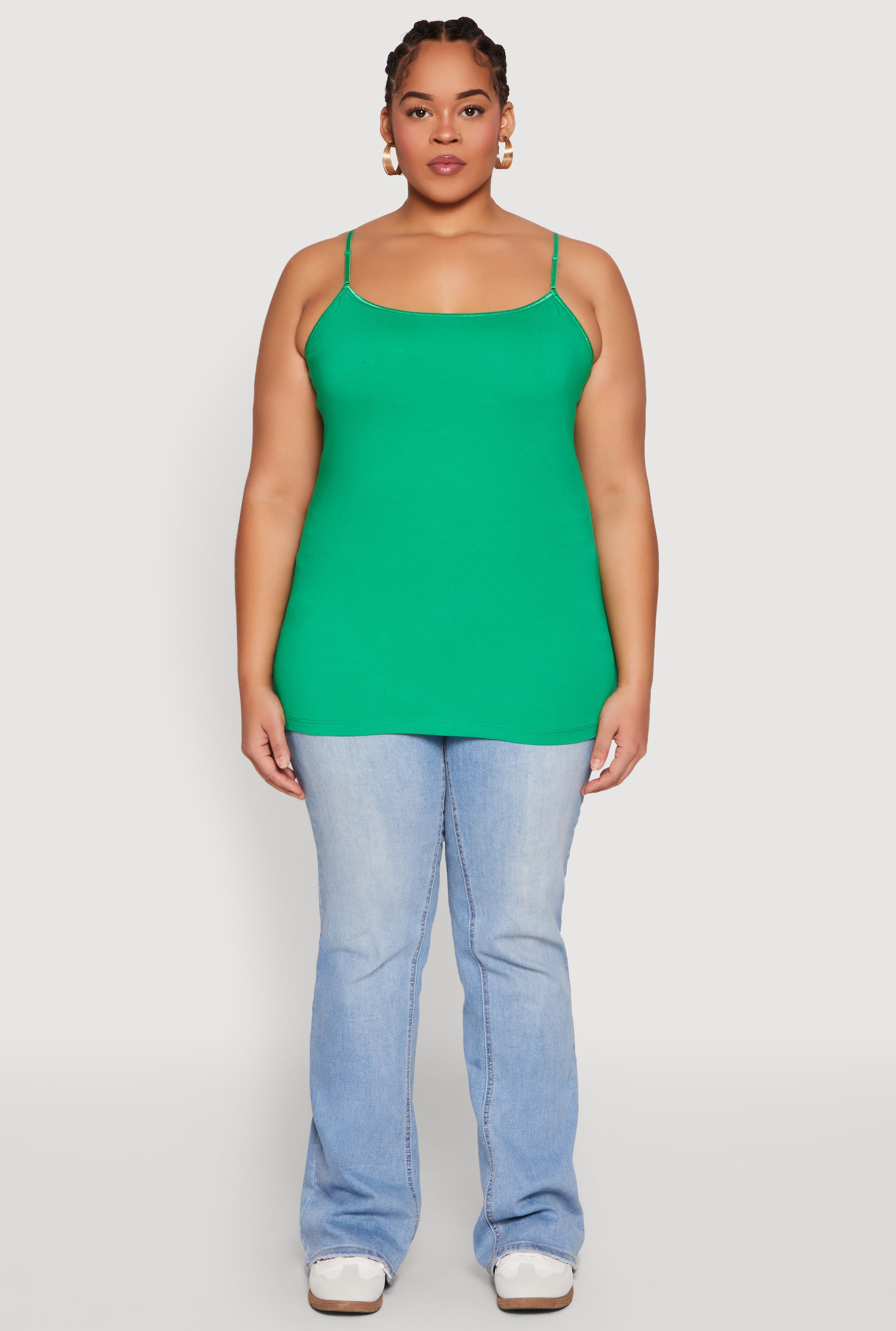 Plus Size Basic Shelf Bra Cami