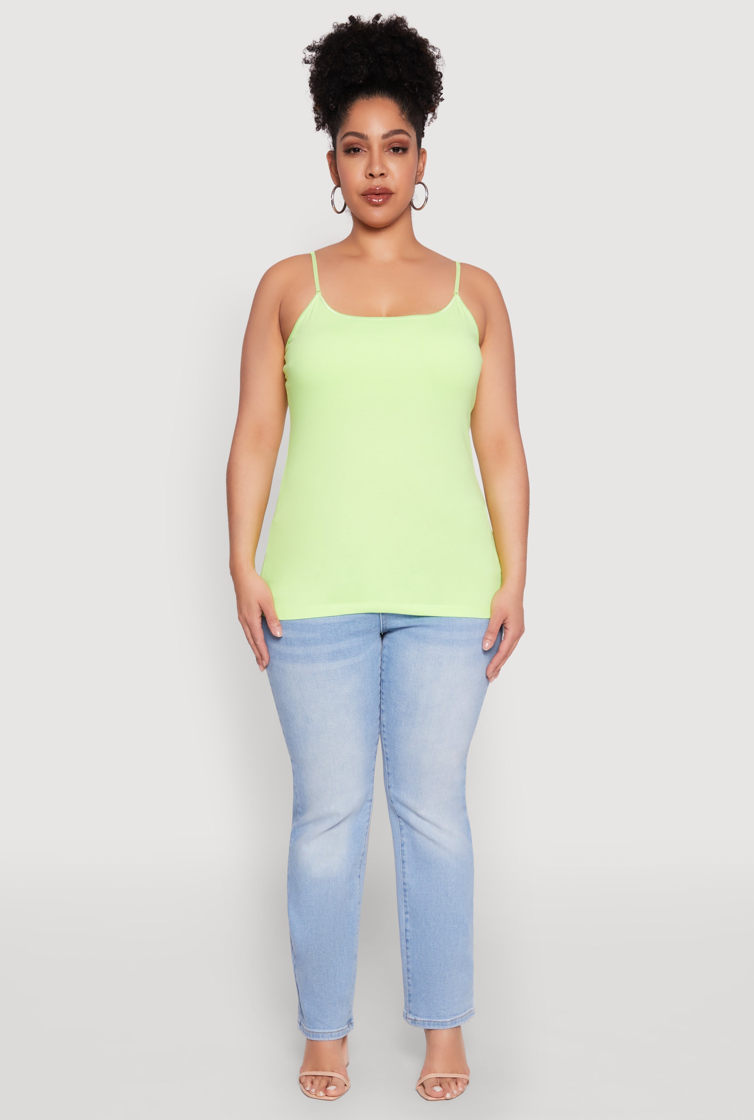 Plus Size Basic Shelf Bra Cami