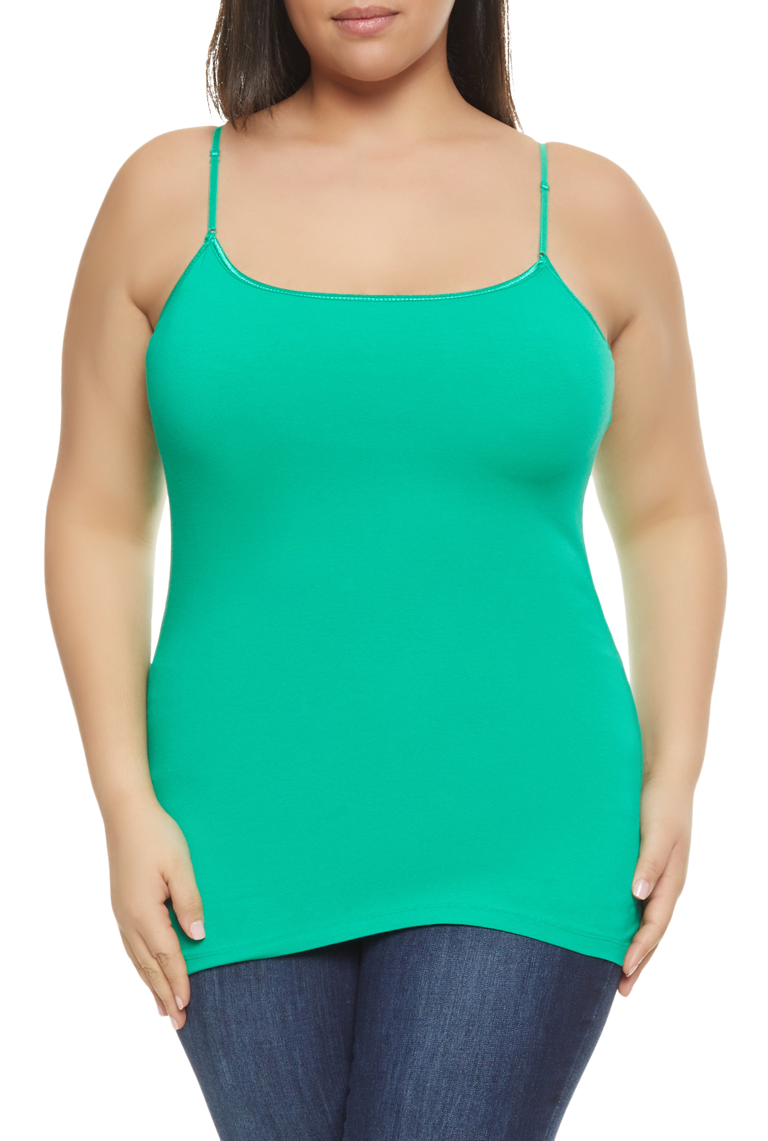 Plus Size Basic Shelf Bra Cami