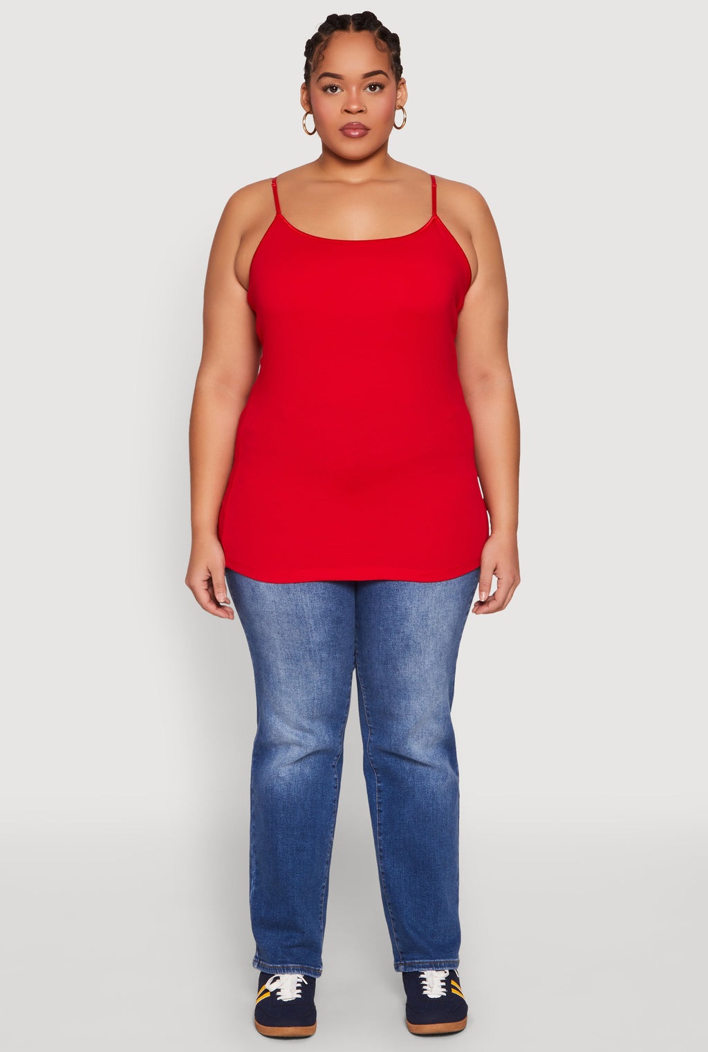 Plus Size Basic Shelf Bra Cami