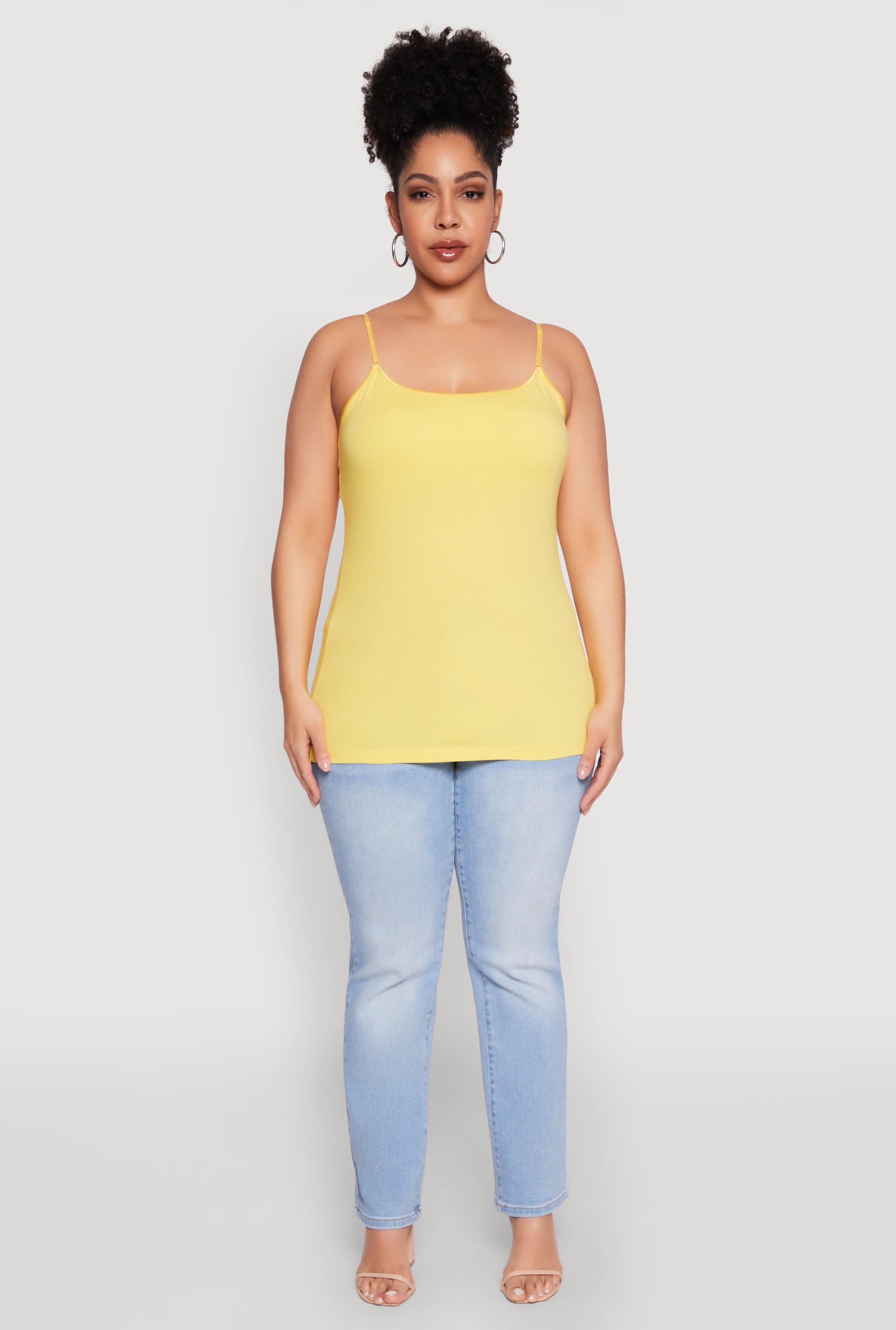 Plus Size Basic Shelf Bra Cami