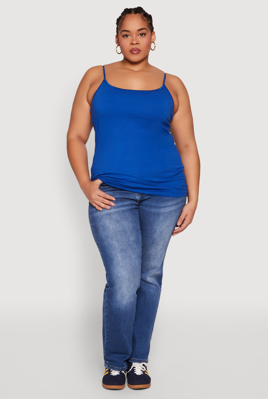 Plus Size Basic Shelf Bra Cami