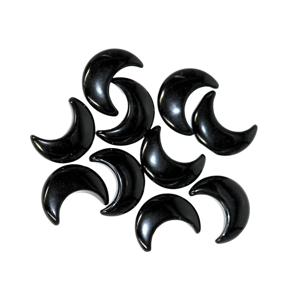 Obsidian Mini Half Moon