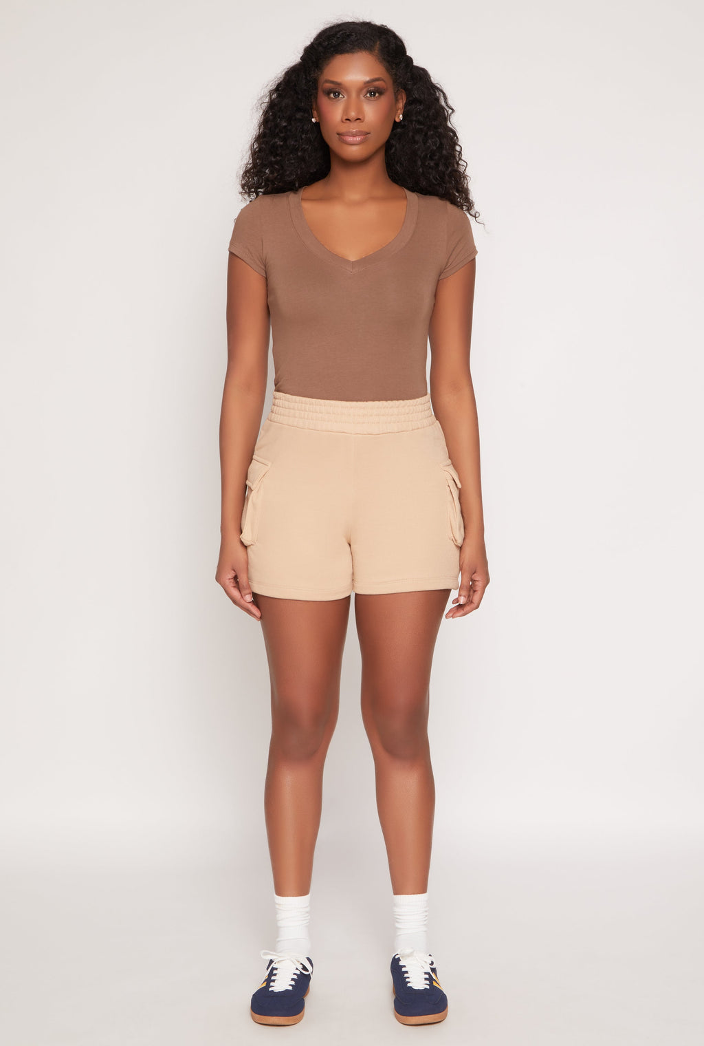 V Neck Short Sleeve T Shirt