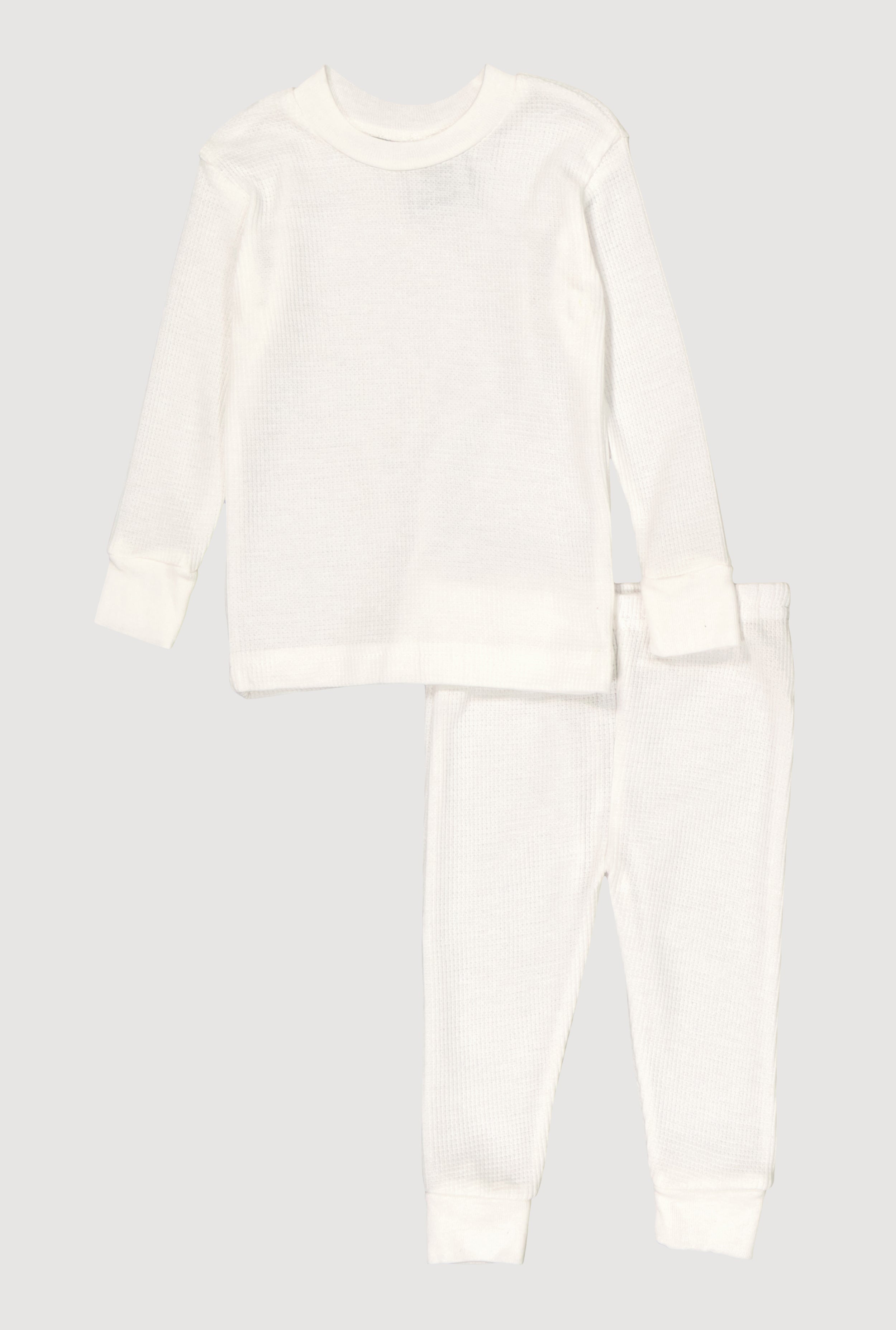 Baby Boys 12-24M Waffle Knit Thermal Top and Pants