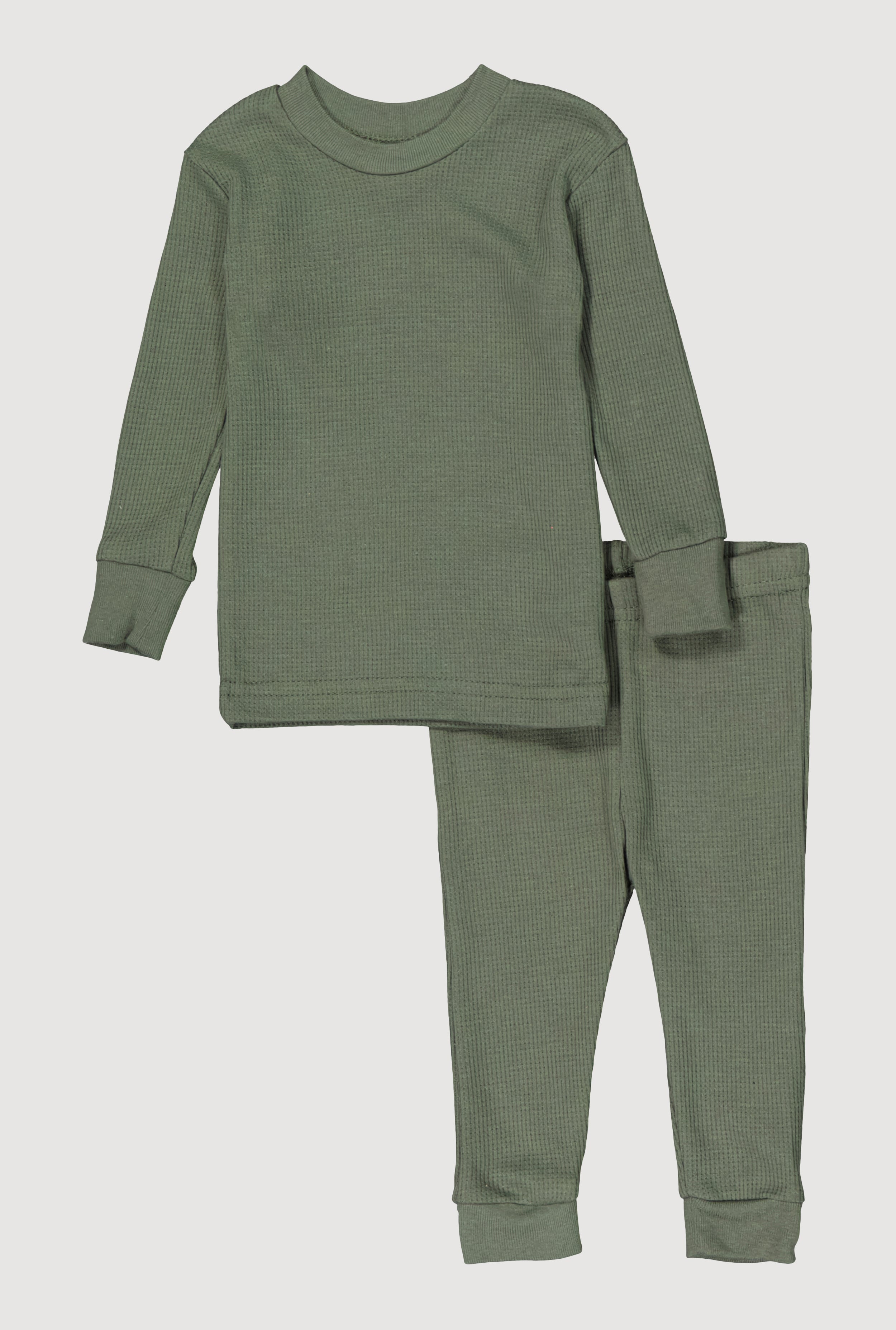 Baby Boys 12-24M Waffle Knit Thermal Top and Pants