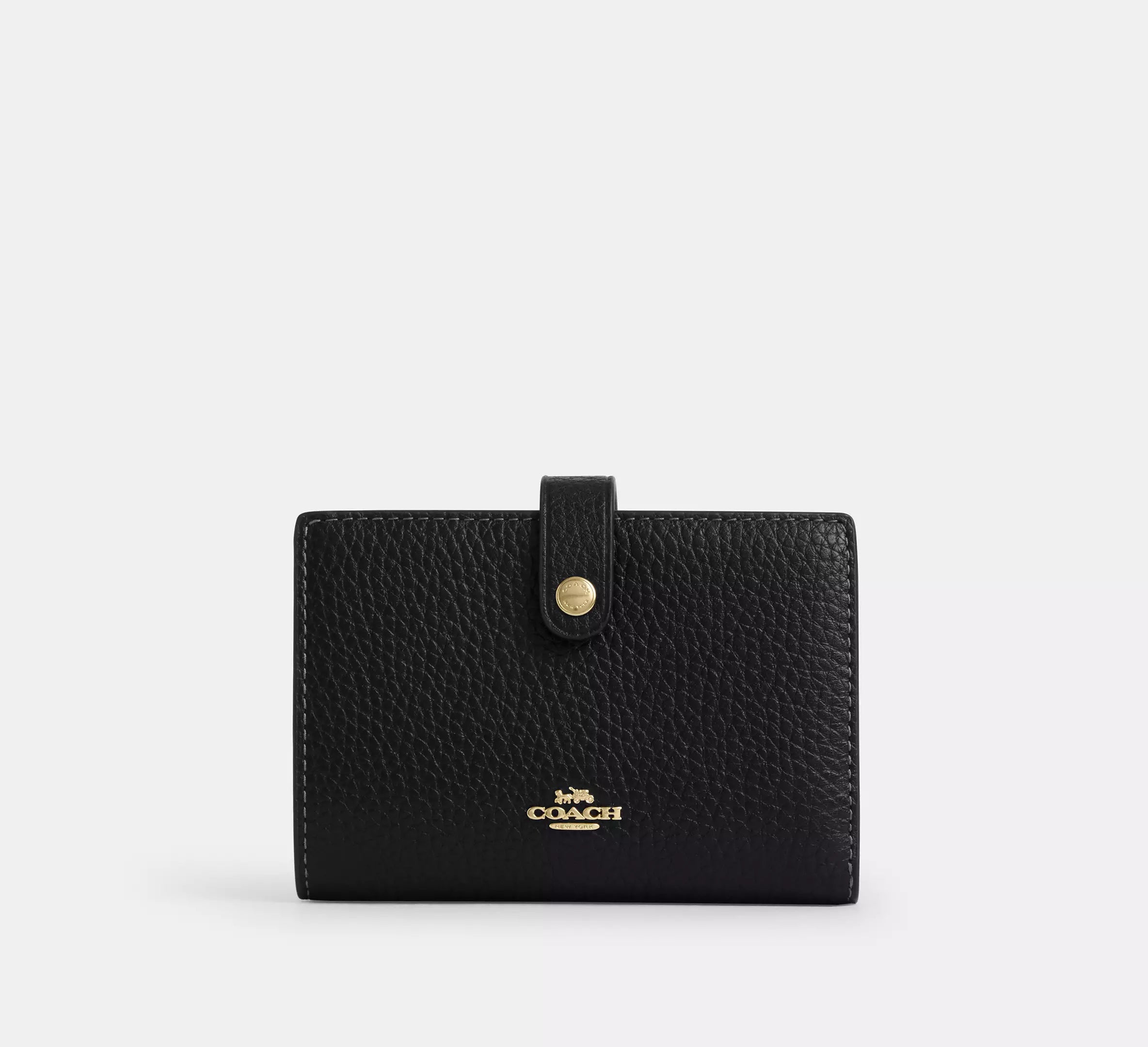 2 In 1 Wallet in Pebbled Leather