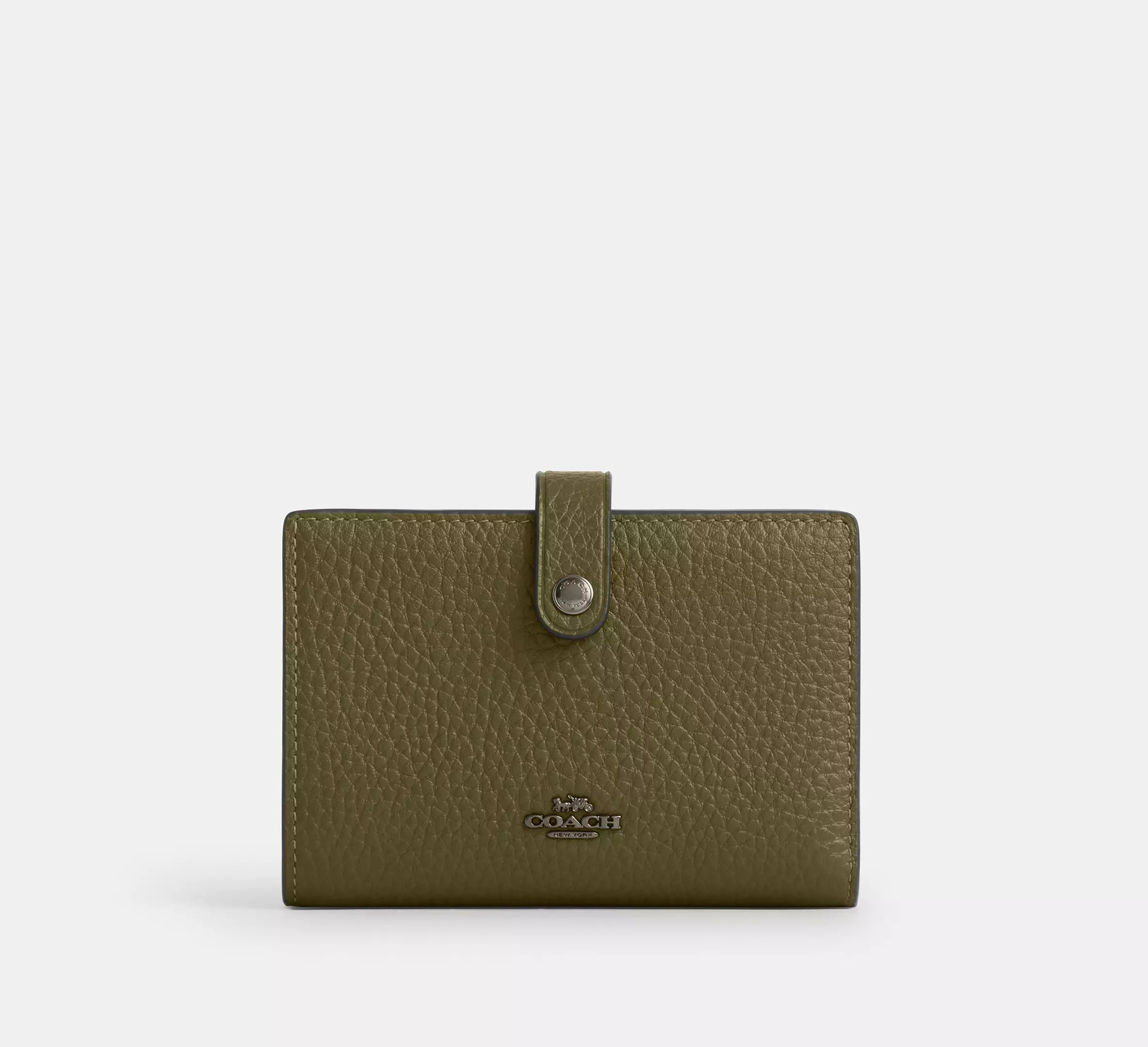 2 In 1 Wallet in Pebbled Leather