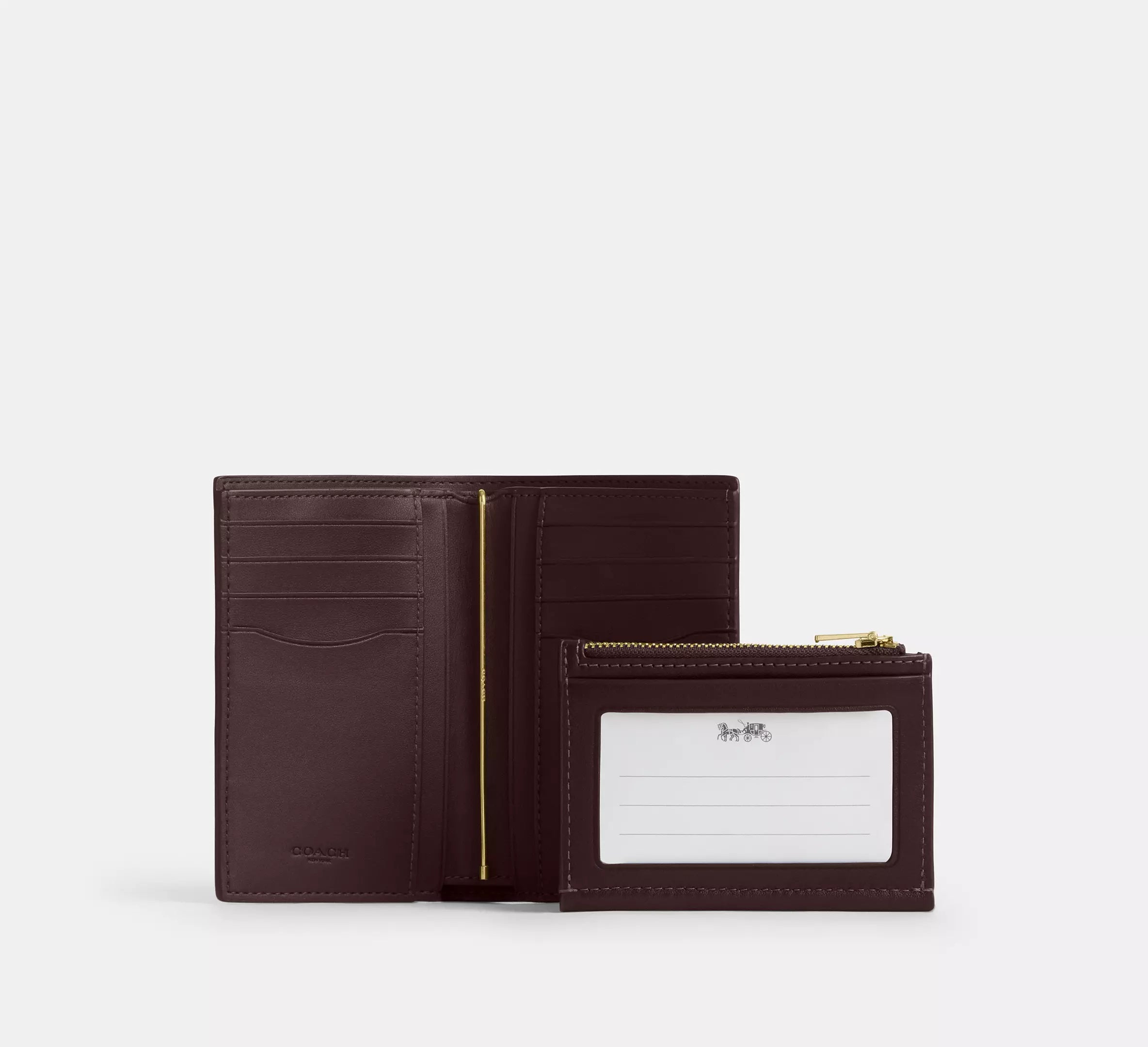 2 In 1 Wallet in Smooth Leather